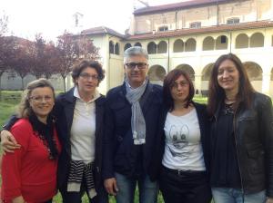 Fabio Braga e il direttivo dell'Agd Novara (da diabete.com)